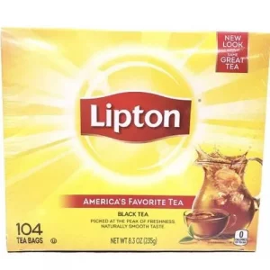 Lipton Black Tea- Packs De 104 Unités