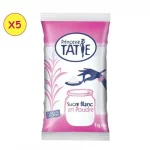 Sucre En Poudre Blanc Princesse Tatie – 1Kg X 5