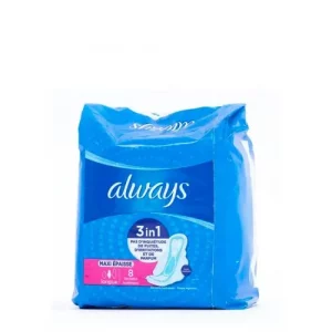 Serviettes hygiéniques Always Maxi Epaisse Long - 8 Serviettes