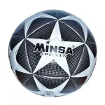Ballon De Foot Tout Terrain (T5) Minsa - Noir/blanc