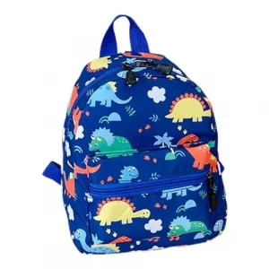 Sac à Dos Bleu Mignon De Petit Dinosaure Dessin Animé