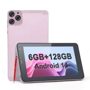 C Idea Cm516 - Tablette Android 14 - 6 Go De Ram, 128 Go De Rom,- Rose