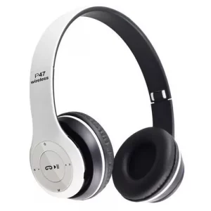 Écouteurs Sans Fil Casque Bluetooth Blanc P47