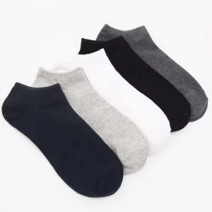 03 Paires De Chaussettes Basse Homme Femme Enfant