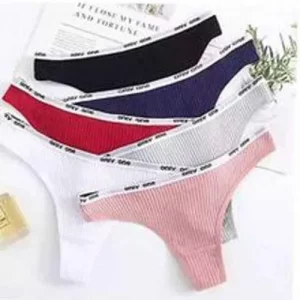 Lot de 6 slips en string