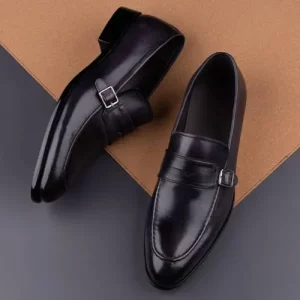 Mocassin / Soulier Homme En Simili Cuir - Noir