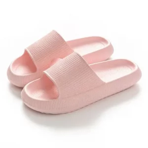 Pantoufles épaisses, Sandales Chaussons à Fond Super Doux En EVA-Rose