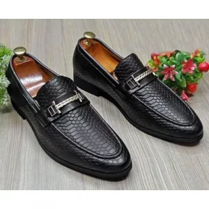 Mocassin Baladeuse Homme En Simili Cuir - Noir
